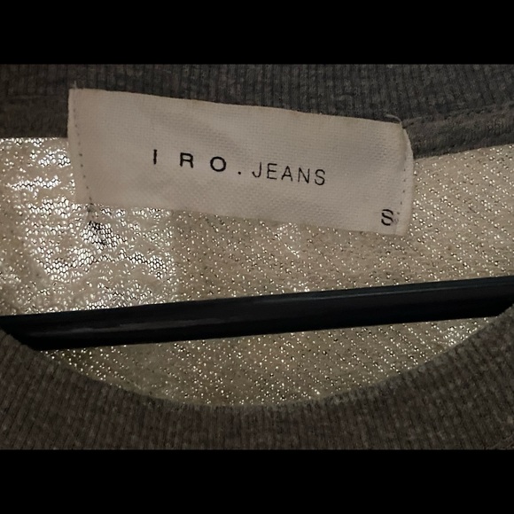 IRO destroyed short sleeved sweatshirt - Picture 5 of 6